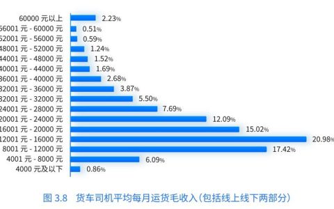 報告書：中国のトラック運転手の月収が12,000元に！貨運プラットフォームで収入が増加！