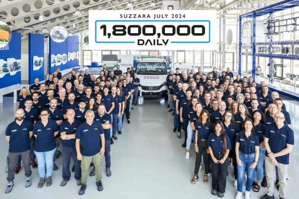 イヴェコが第180万台目のDailyをイタリア・スザラ工場で祝う