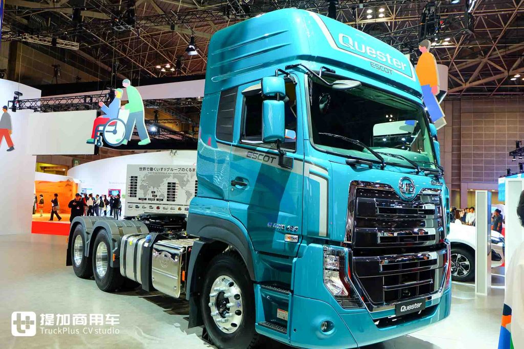 2025 日本モビリティショー|新型 Giga が登場、UD 日産ディーゼル車種が注目を集め、いすずグループ展示車実況撮影
