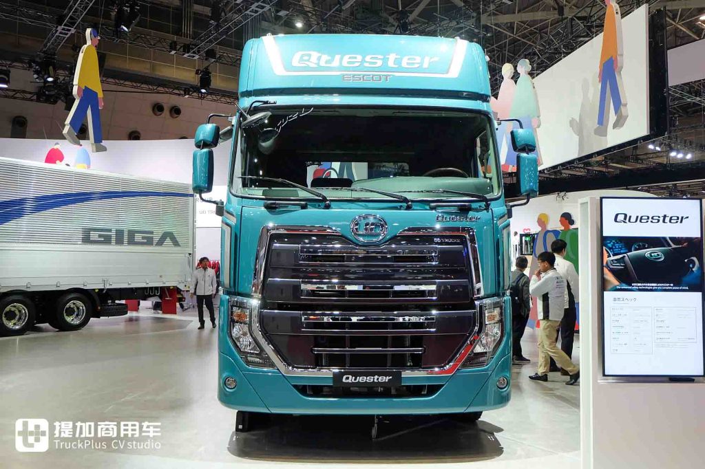 2025 日本モビリティショー|新型 Giga が登場、UD 日産ディーゼル車種が注目を集め、いすずグループ展示車実況撮影