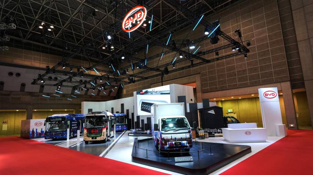 比亜迪商用車、東京モーターショー初出展で高効率純電動小型トラック T35 を世界初発売