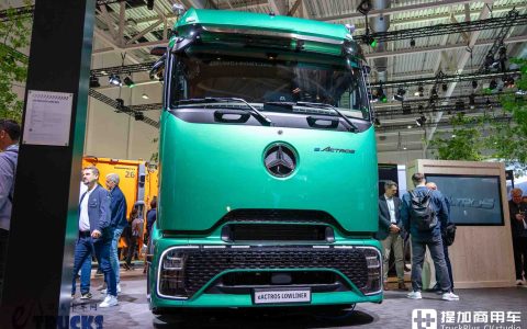IAA 2026：長距離電動トラックもローサドルに挑戦？メルセデス・ベンツeActros Lowlinerトラクター徹底実写レビュー