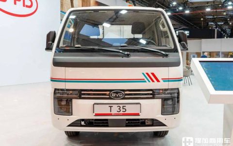 BYDの軽トラックT4が欧州進出？海外版T35小型トラックがハノーバーに登場